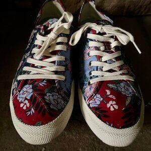 SeaVees Floral Sneakers- Women's Size 9